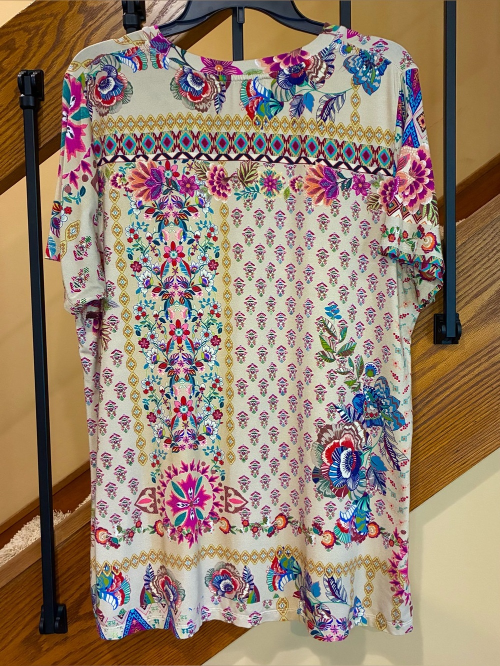 Johnny Was Zaki Favorite Crewneck Tee Multi SZ. XL Women’s - Picture 2 of 12